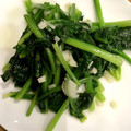 horseland's cooksnap of when they made ほうれん草の中華炒め お手軽！美味しい♡.