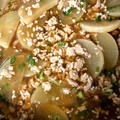 週末は主夫になります's cooksnap of when they made 大根の消費に♡甘辛そぼろ大根のとろみ煮.