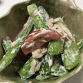 ＊chi〜ko＊'s cooksnap of when they made トマトとスナップエンドウのツナマヨ和え.