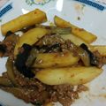ゆうた☆マーサ☆ママ's cooksnap of when they made じゃがいも☆ナスとひき肉の味噌炒めのせ.