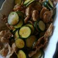 momoazeru's cooksnap of when they made 豚肉とズッキーニのオイケチャップ炒め.