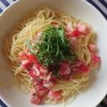 キキとノア's cooksnap of when they made 超簡単トマトとツナの冷製パスタ.