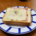 msft5632's cooksnap of when they made ＊和♪ベーコンのトースト＊.