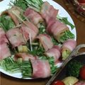 みーにゃ♡'s cooksnap of when they made レンジで簡単！水菜とじゃが芋のベーコン巻.