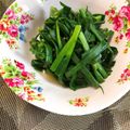 しゅい6's cooksnap of when they made ◆青ねぎだけの炒め物◆.
