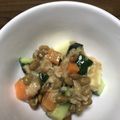 ラコイヌ's cooksnap of when they made 納豆サラダ.
