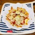 ずーこふーか's cooksnap of when they made トースターでプチおかず☆トマトチーズ焼き.