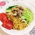 イグアノ丼's cooksnap of when they made 男の料理〜！ラ〜メンサラダ〜！.