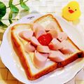 ももちゃんのれしぴ's cooksnap of when they made 可愛い朝食第5弾☆3Dお花トースト☆.