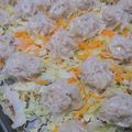 クックKIT84D☆'s cooksnap of when they made ホットプレートでジャンボシュウマイ.