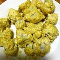 あぴぽまる's cooksnap of when they made お弁当に☆カリフラワーのマヨカレー炒め.