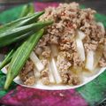 戦うコックサン's cooksnap of when they made レンジで簡単♪大根とおくらのマーボー風.