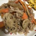 ・さや's cooksnap of when they made 豚バラの蓮根のきんぴら.