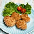 なつき☆ミ's cooksnap of when they made ジャガイモがつなぎの豚バーグ.