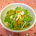 龍青空ママ's cooksnap of when they made 水菜とささみと人参のサラダ♪.