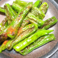 クックF504JT☆'s cooksnap of when they made 炒めるだけ☆ししとうの簡単おつまみ.
