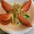 たまゆず's cooksnap of when they made 焼肉のタレで！新玉ねぎと胡瓜の梅肉和え.