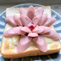 はらぺこしろうさぎ's cooksnap of when they made 可愛い朝食第5弾☆3Dお花トースト☆.