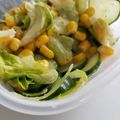 キングストロベリー☆'s cooksnap of when they made 超簡単♪レタス・きゅうり・コーンのサラダ.