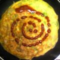 ろなうじーにょ's cooksnap of when they made 里芋とキャベツのチーズオムレツ.