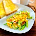 ねっちゃんっ's cooksnap of when they made ✿美味アスパラとベーコンのマヨたま炒め✿.