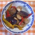 おーぐろ's cooksnap of when they made 鶏肉となす、ピーマンの炒め和え.