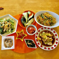 komutatata's cooksnap of when they made キャベツと野菜揚げの甜面醤炒め.
