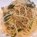 coco_'s cooksnap of when they made ターツァイ挽肉炒め.