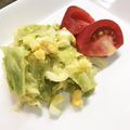 蒼の雫sp's cooksnap of when they made ☆簡単☆キャベツとたまごの和風サラダ.