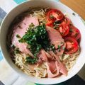 くみっくぅ☆'s cooksnap of when they made スパイシー冷しゃぶトマト❤カレーうどん.