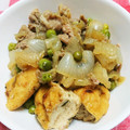 ☆★あんず姫★☆'s cooksnap of when they made 簡単♪ 豚肉 玉ねぎ がんもの 煮物.