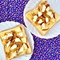 ふたごゆき's cooksnap of when they made 林檎皮×クリチ×胡桃のメイプルトースト.