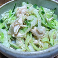 クック82E80I☆'s cooksnap of when they made むね肉とキャベツときゅうりの和え物★.