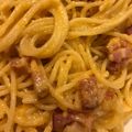 クック0XBBM0☆'s cooksnap of when they made (ほぼ)混ぜるだけ 本格カルボナーラ.