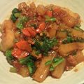 あっこ姉's cooksnap of when they made 大根と大根の葉っぱの麻婆.