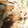 sachinosa's cooksnap of when they made お弁当。ハマチ竜田揚げ南蛮漬け.