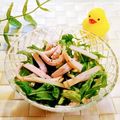 ももちゃんのれしぴ's cooksnap of when they made 水菜とハムのサラダ.