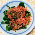 ともこキッチン's cooksnap of when they made 超簡単★青梗菜とアミエビの和え物.