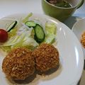 ☆あかべこ☆'s cooksnap of when they made 【お弁当も！】揚げないコロッケ.