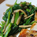 ダビデンコ's cooksnap of when they made ほうれん草としめじのオイスター炒め.