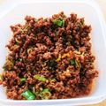 ひーちゃんママ♪'s cooksnap of when they made 担々ミンチ (本格中華).