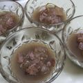 hunny@chibi's cooksnap of when they made 春恋し✿さくら香る水ようかん✿.