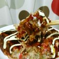 ahosoya's cooksnap of when they made 冷蔵庫の残り物で本格☆お好み焼き.