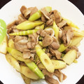 ☆AYAクック☆'s cooksnap of when they made 絶品！ねまがり竹と豚肉の甘辛炒め♥️.