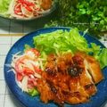 かおりかざり's cooksnap of when they made 新玉ねぎと彩り野菜のごまみそサラダ.