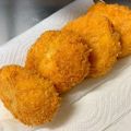 tooooomooo's cooksnap of when they made 手作り★神戸コロッケの海老とホタテのカツ.