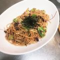 さきっちょ♭'s cooksnap of when they made 簡単☆ホタルイカの沖漬けオイルパスタ.