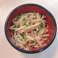 tachi919's cooksnap of when they made 簡単なのに無限なきゅうりとメンマサラダ.