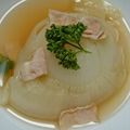 sono0121's cooksnap of when they made めちゃうま!圧力鍋で丸ごと新たまスープ.