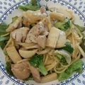 mygs♡kr's cooksnap of when they made 豚バラとしめじの和風クリームパスタ.